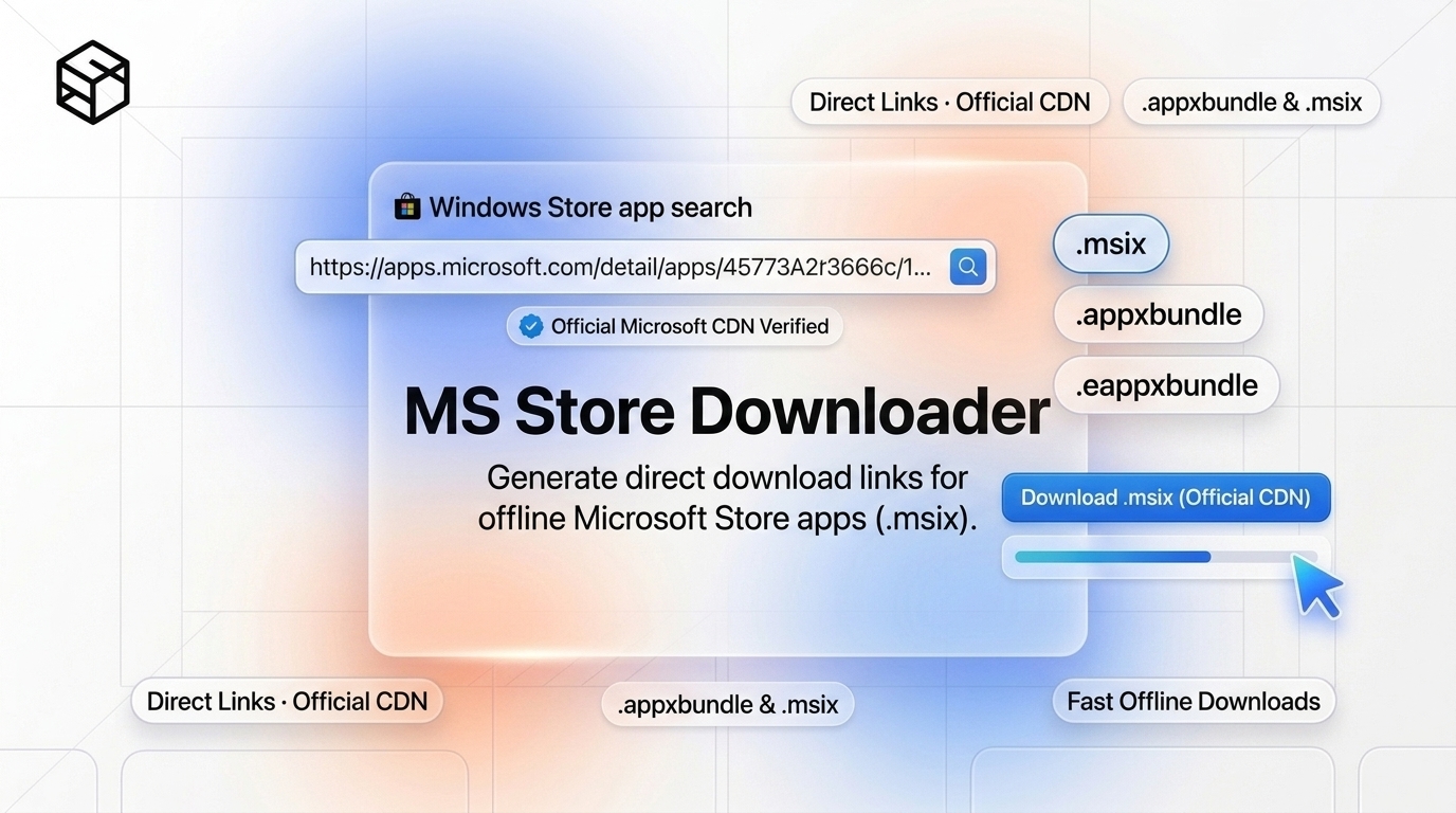 Microsoft Store Offline Downloader Architecture